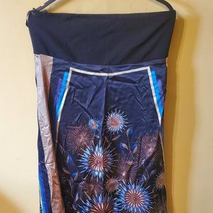 Tube top silk like dress by Laundry